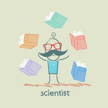 Scientist Stock Illustration