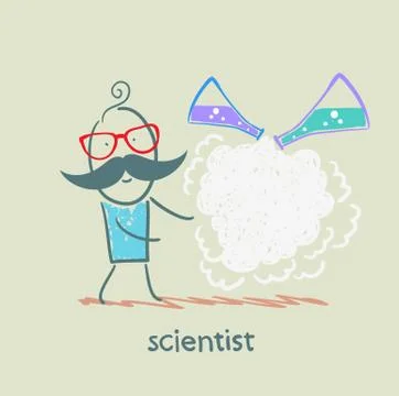 Scientist Stock Illustration