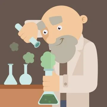 Scientist Stock Illustration
