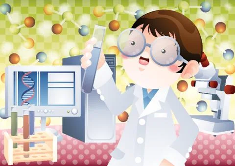 Scientist Stock Illustration