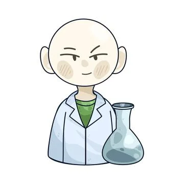Scientist illustration Stock Illustration