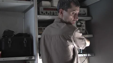 Scientist involved in research Stock Footage 2022769