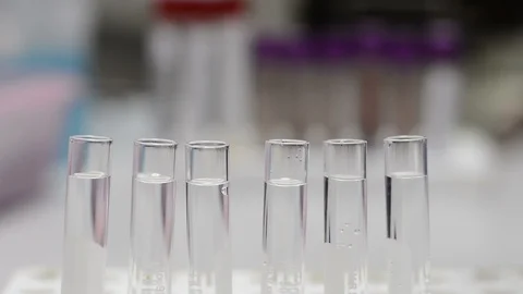 Scientist or doctor testing in laboratory for analysis or researching Stock Footage 90610226