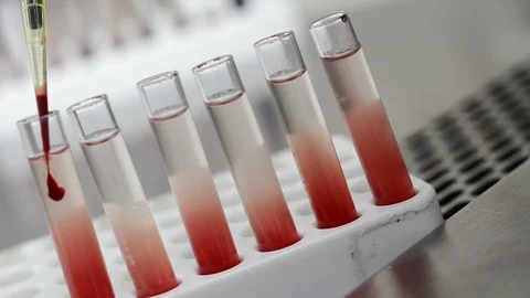 Scientist or doctor testing in laboratory for analysis or researching Stock Footage 90612104