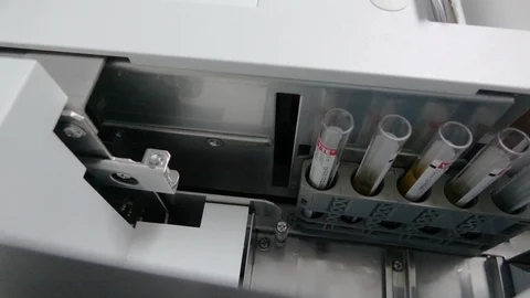 Scientist or doctor testing in laboratory for analysis or researching Stock Footage 90613350