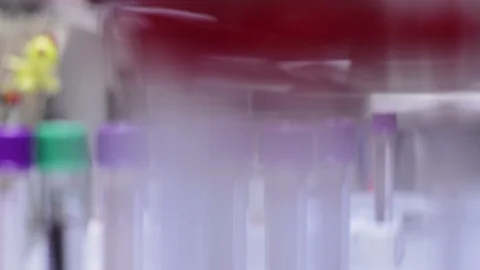 Scientist or doctor testing in laboratory for analysis or researching Stock Footage 90636687
