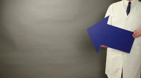 A Scientist with Pointer Stock Footage 62332234