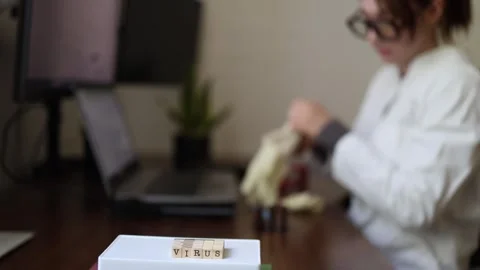 Scientist prepares blood sample for biomarker analysis Stock Footage 337571209