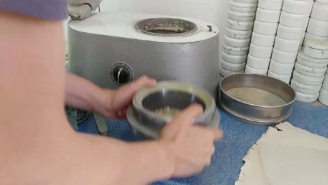 Scientist preparing preparations for research Video stock 138300542