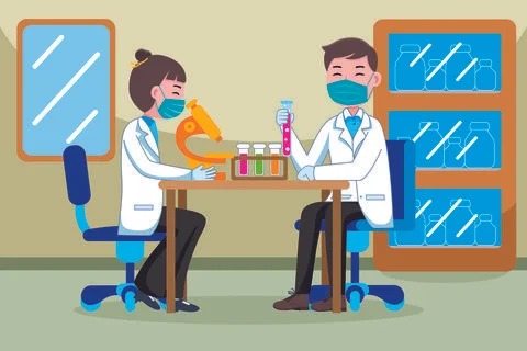 Scientist Profession Stock Illustration