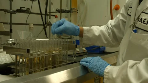 Scientist sampling Stock Footage 106898680