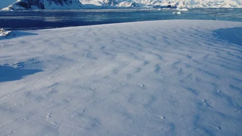 Scientist studies glacier in Antarctica 스톡 동영상 308471246