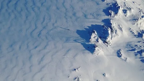 Scientist studies glacier in Antarctica 스톡 동영상 308471602