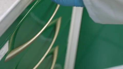 Scientist take tubes in laboratory Stock-Footage 52060705