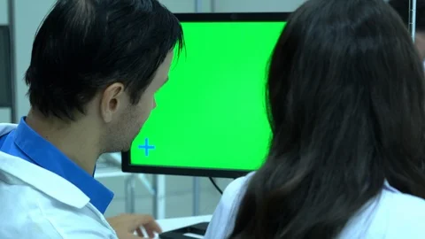 Scientist talking about working in modern laboratory. Stock-Footage 106668684