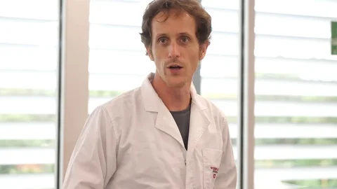 Scientist teaching class Stock Footage 127149070