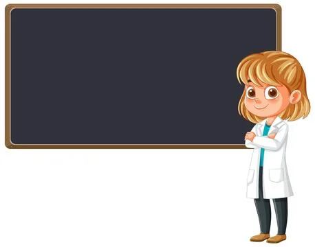 Scientist Teaching in Classroom Illustration イラスト素材
