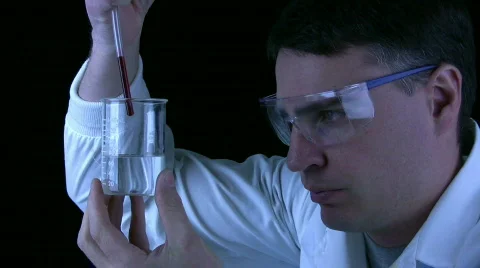 Scientist Testing Blood Stock-Footage 681635
