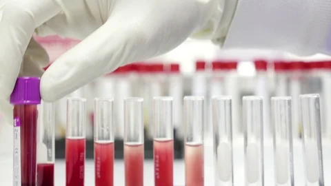 Scientist testing in laboratory for analysis or researching Stock Footage 90739611