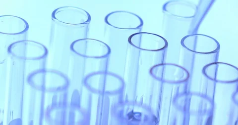 Scientist testing in laboratory for analysis or researching Stock Footage 94385800