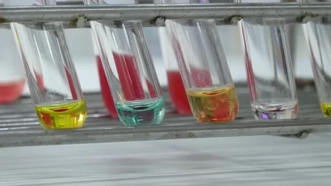 Scientist testing in laboratory. Stock Footage 238431536