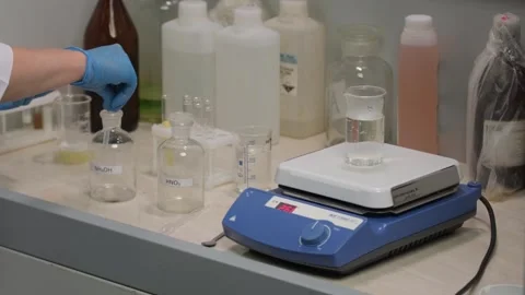 Scientist Transferring Liquid with Pipette, labaratory Stock Footage 303370087