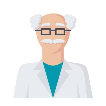 Scientist Vector Icon Stock Illustration