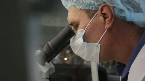 Scientist at Work in the Laboratory Video stock 66253415