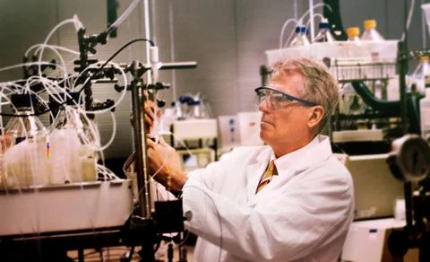 Scientist at Work Stock Photos