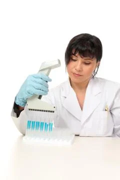 Scientist at work Stock Photos