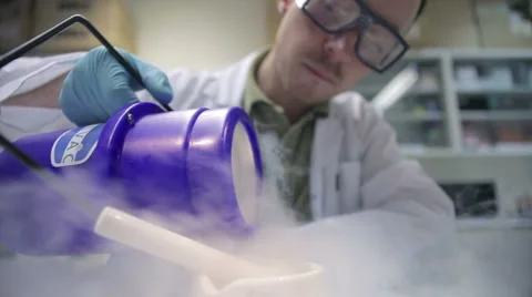 Scientist working Stock Footage 1744653