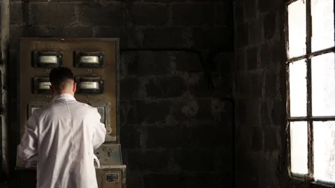 Scientist working in his laboratory. Stock Footage 102739467