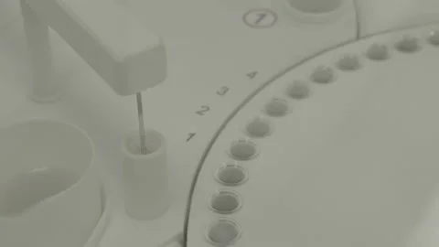 Scientist working in lab. Doctor analyzing, research Video stock 143161085