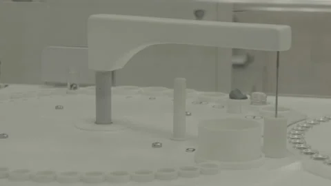 Scientist working in lab. Doctor analyzing, research Video stock 143161144