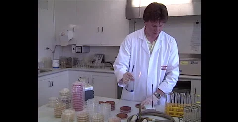  Scientist Working in Laboratory – Australia (1990s) Video stock 310168758