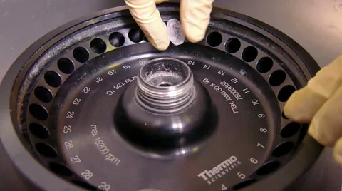 Scientist working at the laboratory, close-up Stock Footage 66745069