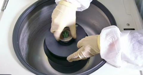 Scientist working at the laboratory, close-up Stock Footage 66745332