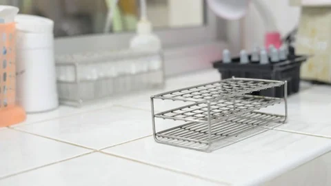 Scientist working in laboratory Stock Footage 75785417