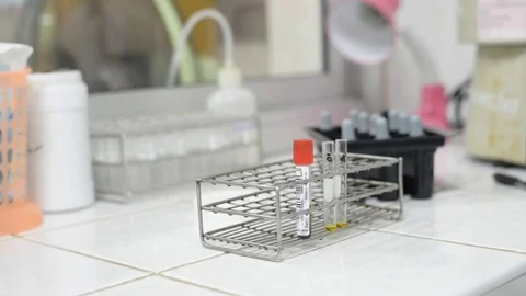 Scientist working in laboratory Stock Footage 75785762