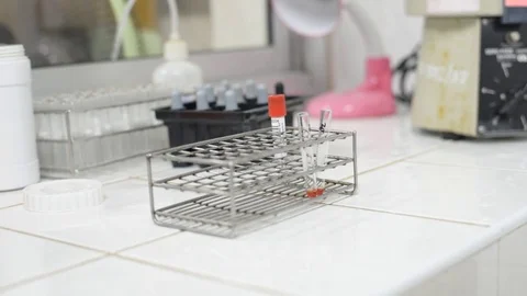 Scientist working in laboratory Stock Footage 75785809