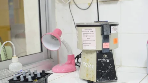 Scientist working in laboratory Stock Footage 75785885