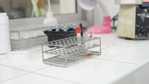 Scientist working in laboratory Stock Footage 75786027