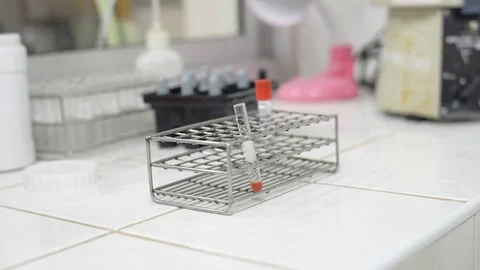 Scientist working in laboratory Stock Footage 75786071