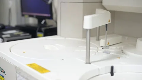 Scientist working at the laboratory. Stock Footage 77414022