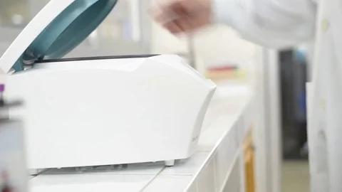 Scientist working at the laboratory. Stock Footage 77862041