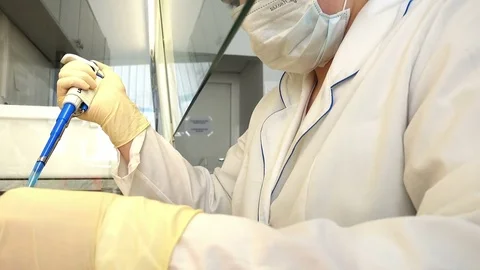 Scientist Working in Laboratory 스톡 동영상 85176516