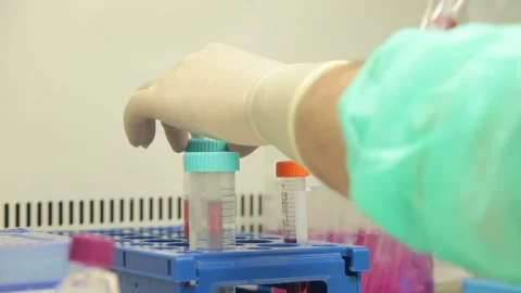 Scientist working in the laboratory Stock Footage 136277715