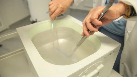 Scientist working in the laboratory Stock Footage 136280630