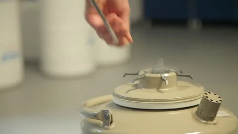 Scientist working in the laboratory Stock Footage 136280945