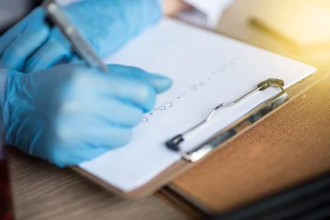Scientist working at the laboratory Stock Photos